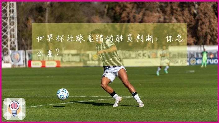 世界杯让球竞猜的胜负判断，你怎么看？