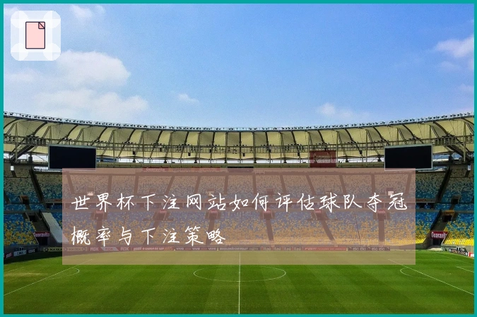 世界杯下注网站如何评估球队夺冠概率与下注策略
